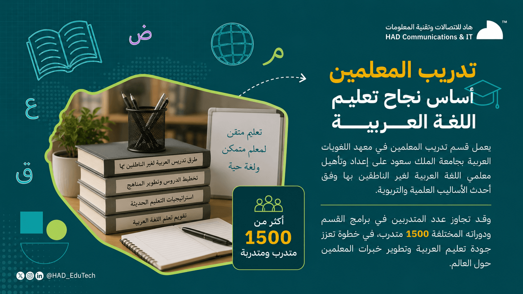 تقرير  جــهود الممــــلكةالعربية السعودية لدعم تعليم اللغة العــربية — 3